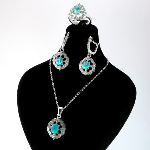 نیم ست فیروزه